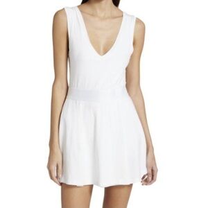 ATM Anthony Thomas Melillo Cotton Tennis Dress in White Size Small